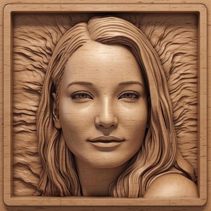 Знаменитости (Кейт Хадсон 3, 3DFMS_8638) 3D модель для ЧПУ станка